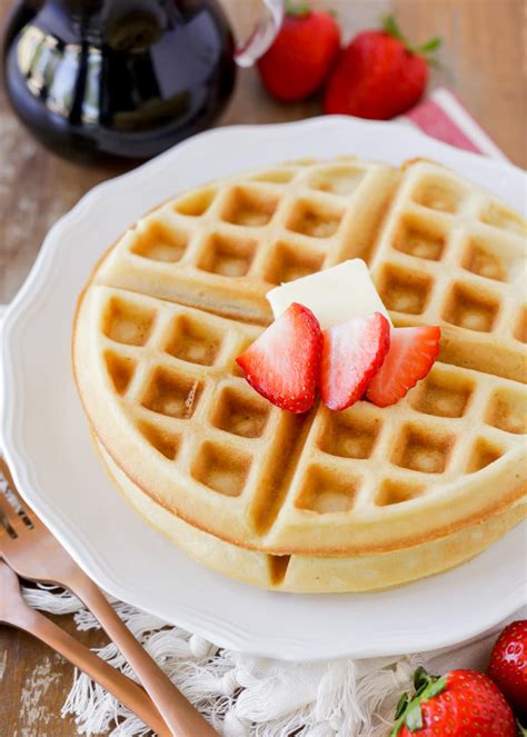 Light & Crispy Waffles {The Very BEST} | Lil' Luna