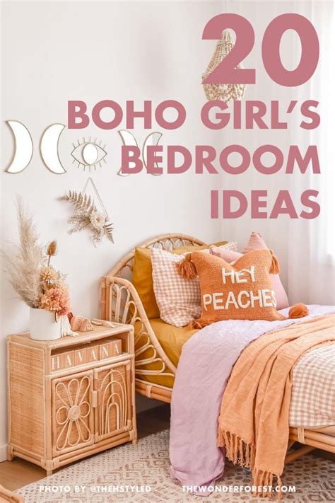 20 Boho Girl's Bedroom Ideas - Wonder Forest