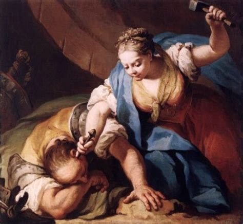 Artemisia Gentileschi--"Jael Slays Sisera" | Bible women, Bible, Bible heroes