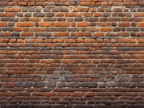 Premium AI Image | brick wall texture of a medieval castle