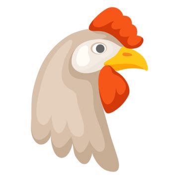 Chicken Head Clipart Transparent PNG Hd, Chicken Head Cartoon, Chicken ...