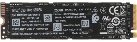 SSD M.2 NVMe Intel 760p, практический отзыв, компьютер работает ...