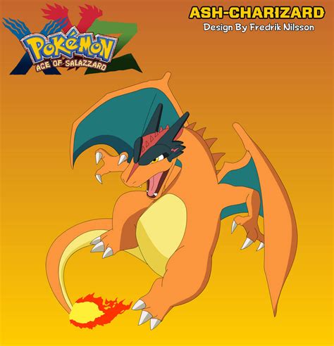 Ash-Charizard Design by AsylusGoji91 on DeviantArt