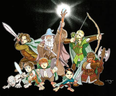 Lord of the Rings: CARTOON FELLOWSHIP by Jerome-K-Moore on DeviantArt