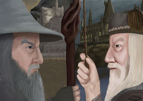 Gandalf vs Dumbledore by Olsenjo on Newgrounds