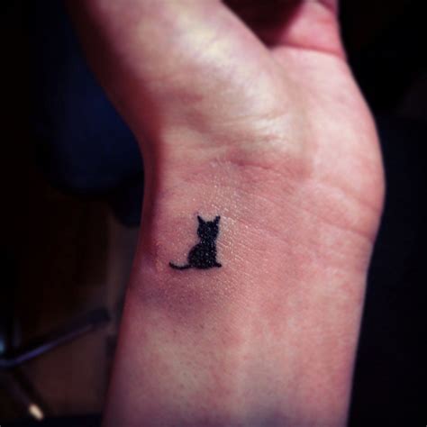 Black cat tattoo design ideas 90 | Tiny cat tattoo, Cat tattoo designs ...