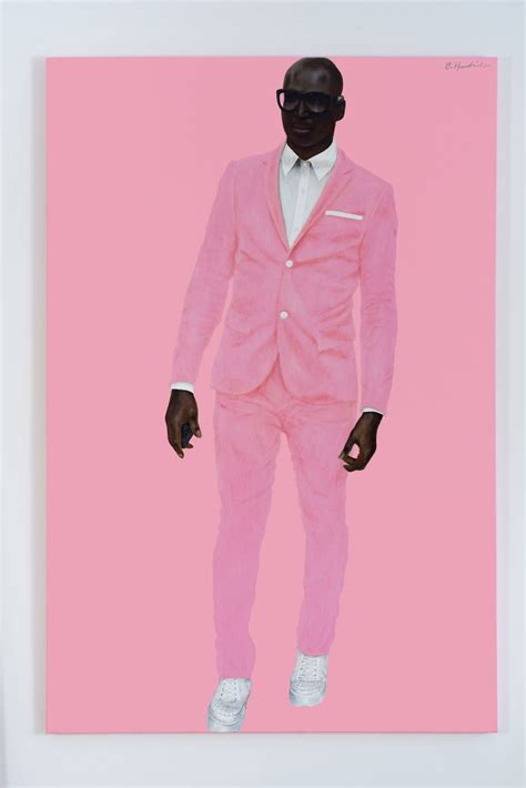 Barkley L. Hendricks, "Photo Bloke" (2016), oil and acrylic on linen ...