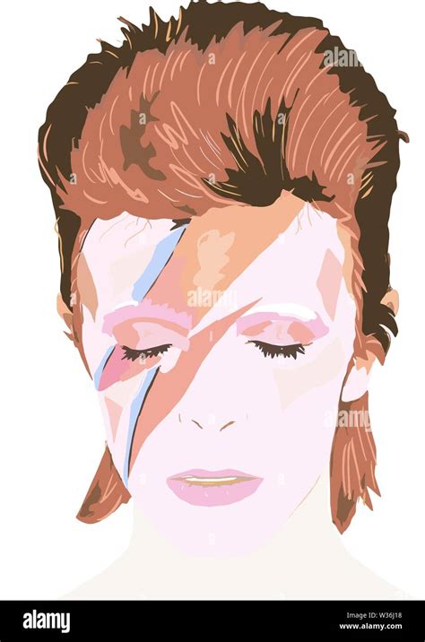 Ziggy stardust david bowie Stock Vector Images - Alamy