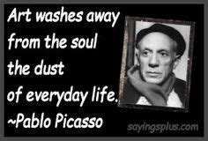 famous artists quotes - picasso Trendy Quotes, New Quotes, Quotes Deep, Uplifting Quotes, Art ...