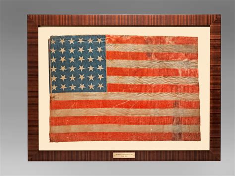 Lot - The 1st Post-Civil War U.S. Flag, 1865 36-Star American Parade ...