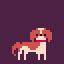 pixel art dog gif | WiffleGif