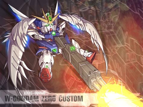 Wallpaper : anime, mechs, Mobile Suit Gundam Wing, Wing Gundam Zero, Super Robot Taisen, artwork ...