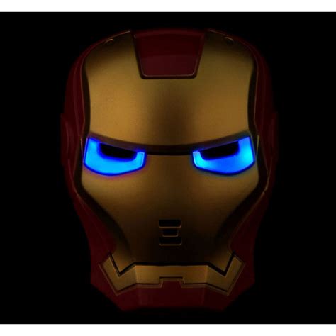 Iron Man Glowing Mask/ Iron Man Movie Iron Man LED Glowing Mask for ...