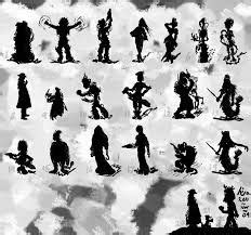 Image result for rpg silhouettes | Concept art, Concept art character, Concept art characters