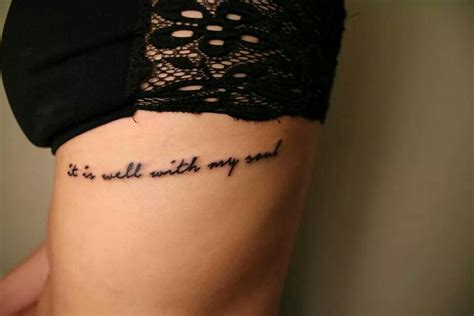 it is well with my soul tattoo ideas - vanswarpedtourtampa