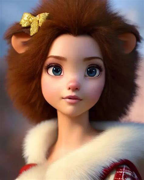 Disney pixar, exquisite new character, cute Lion gir... | OpenArt