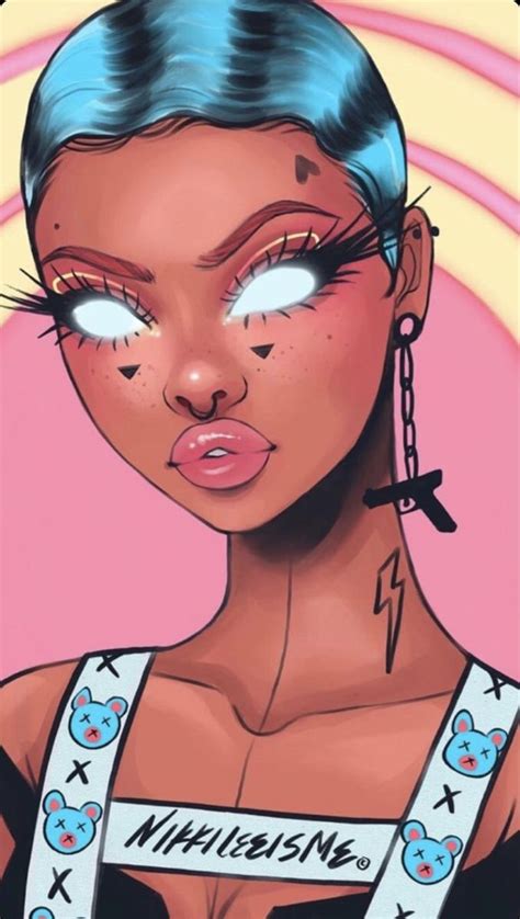 Black Girl Cartoon, Cartoon Girl Drawing, Girls Cartoon Art, Anime Art Girl, Black Women Art ...