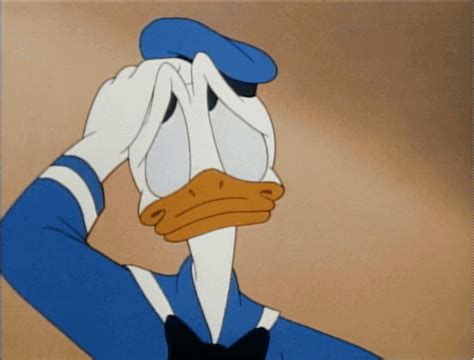 Donald Duck Head Scratch GIF | GIFDB.com