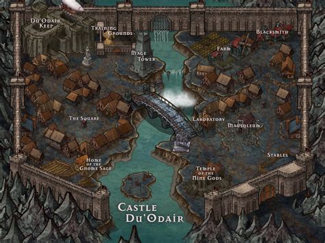 Took a shot at an Underdark Castle/Town map for my current campaign. Suggestions welcome! : r ...