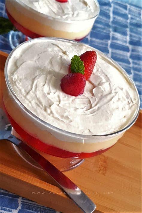 Easy Trifle Pudding Recipe - Pavanis Kitchen