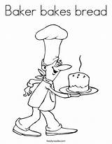 Baker Coloring Page At GetColoringscom  Free Printable Colorings sketch template