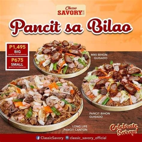 Menu at Classic Savory SM City Calamba restaurant, Calamba, SM City Calamba