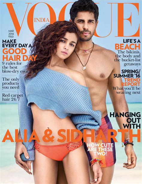 Sidharth Malhotra and Alia Bhatt's Hottest photo shoot for Vogue..!!