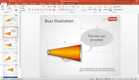 Free Buzz Marketing PowerPoint Template - Free PowerPoint Templates - SlideHunter.com