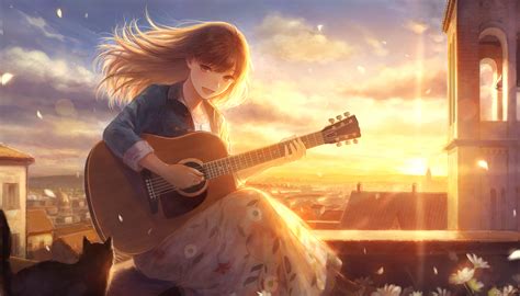 Guitarist Wallpaper Anime