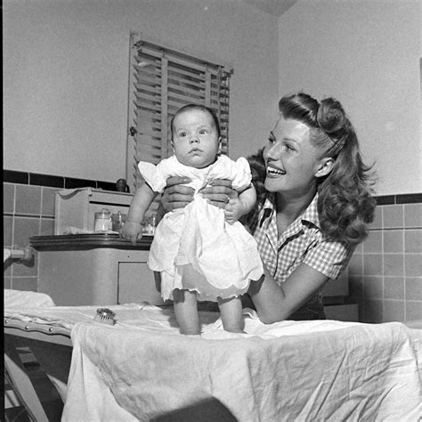 For Lovely Rita (Rita Hayworth and daughter Rebecca Welles in 1945.)