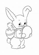 Chicken Cute Printable Easter Coloring sketch template