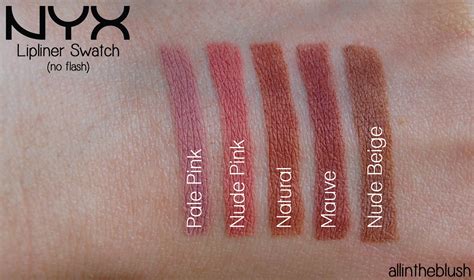 NYX Slim Lip Pencils - Review & Swatches - All In The Blush | Nyx slim lip pencil, Nyx lip liner ...