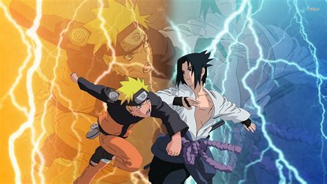 Sasuke Uchiha Vs Naruto Uzumaki Shippuden Wallpapers - Wallpaper Cave