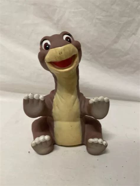 VINTAGE LAND BEFORE Time Littlefoot Dinosaur Pizza Hut Hand Puppets Toy 1988 EUR 9,22 - PicClick FR