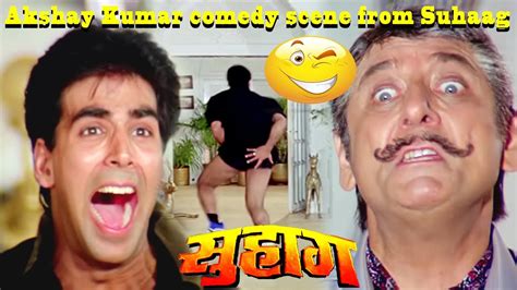 Akshay Kumar comedy scene from Suhaag || Hindi drama Movie - YouTube