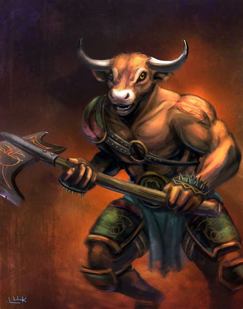 Minotaur by BrianLukArt on DeviantArt