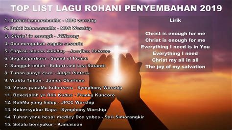 Top List Lagu Rohani Penyembahan 2019 (Worship with Lyrics) - YouTube