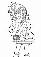 Anime Printable Coloring Sheets sketch template