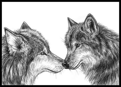 Wolf mates by Amarevia on DeviantArt