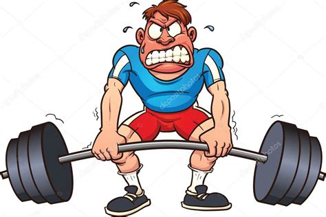 Cartoon weightlifter Stock Vector Image by ©memoangeles #12686470