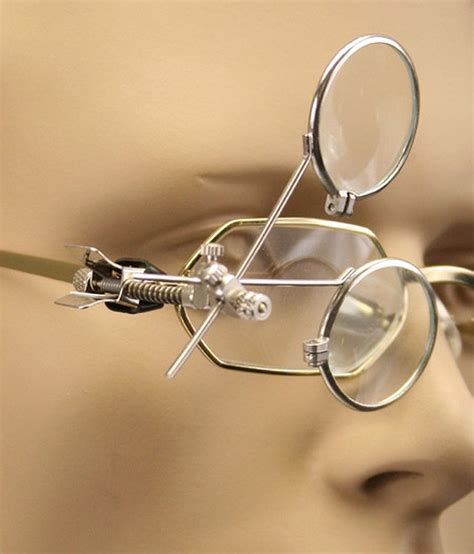 "FOR SALE IS ONE (1) NEW CLIP ON DUAL GLASS LENS JEWELERS EYE MAGNIFIER ...