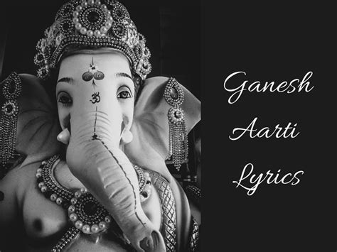 Jai Ganesh aarti lyrics| Ganesh Ji Aarti: Here are the lyrics of "Jai ...