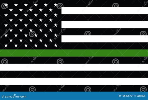 Anley Fly Breeze Green Line USA Flag. Support for Border Patrol Agents ...