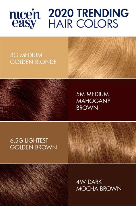 Clairol Nice And Easy Color Chart