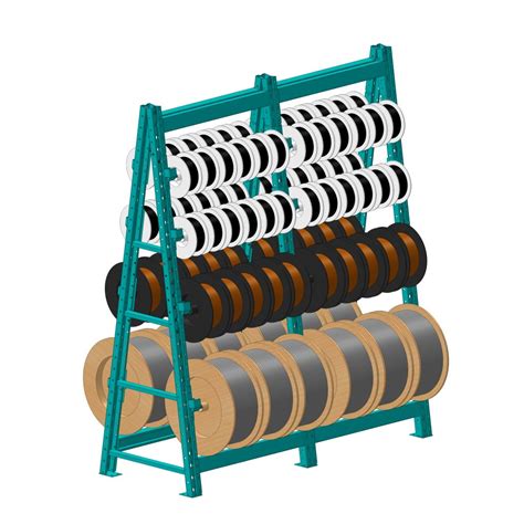 Wire Spool Racks (In Stock) | Industrial Cable Reel Racking