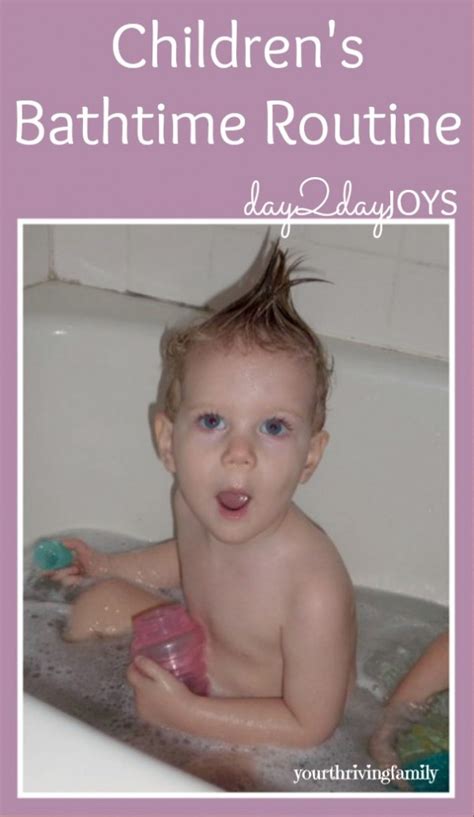 Children's Bathtime Routine - Day2Day Joys