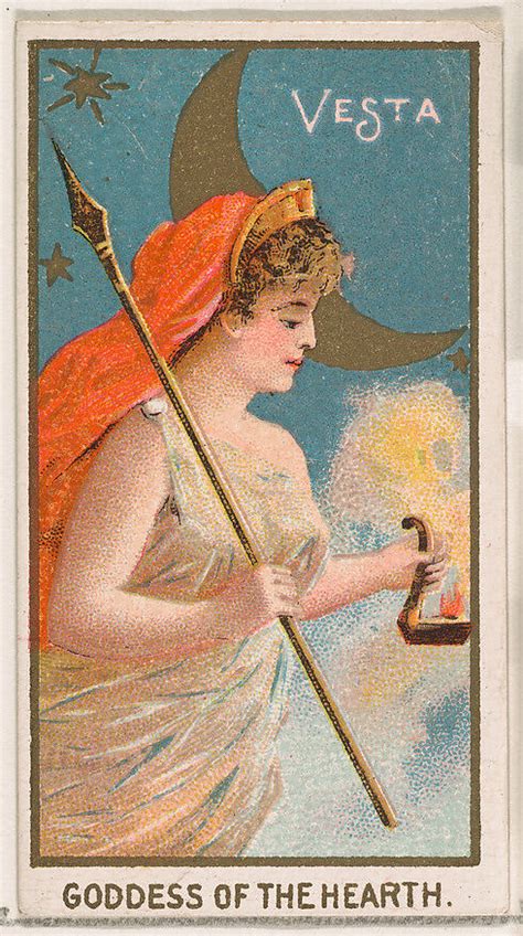 Issued by William S. Kimball & Company | Vesta, Goddess of the Hearth ...