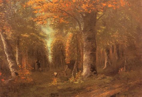 Gustave Courbet Forest in Autumn Painting | Best Paintings For Sale