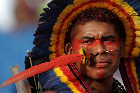 White Wolf : Indigenous protesters shut down Brazil's World Indigenous Games