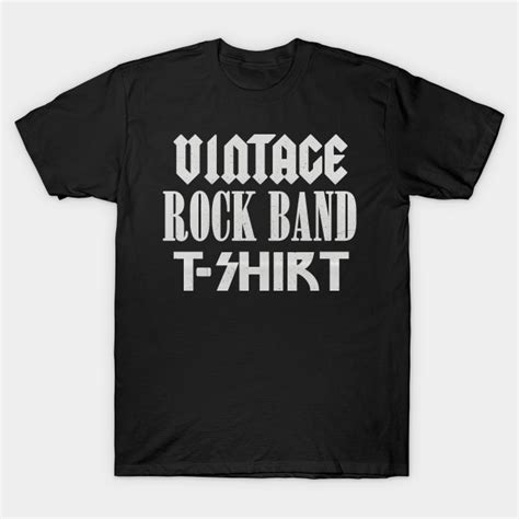 Vintage Rock Band T-shirt - Music - T-Shirt | TeePublic